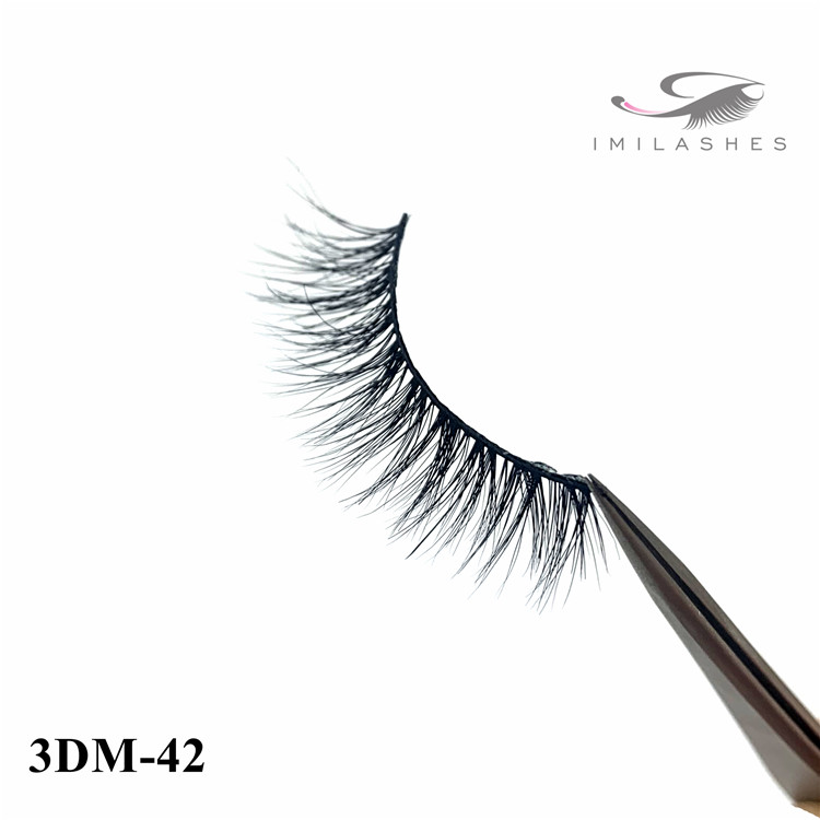 Natural 3d mink fake eyelashes suppliers - A